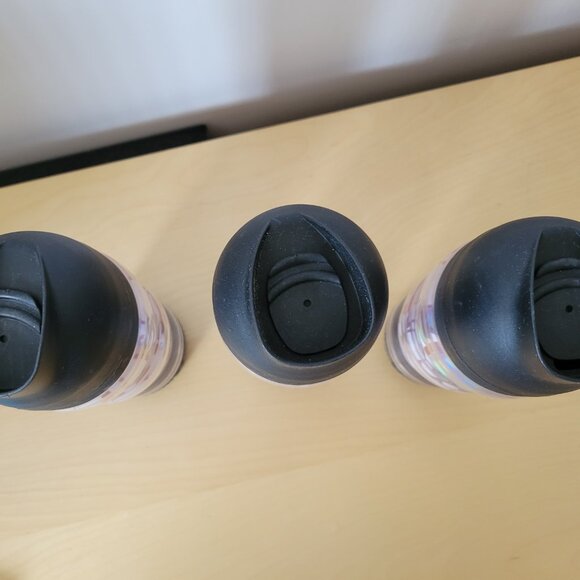 3x Royal Caribbean Coca Cola 2008 Insulated Travel Tumbler Cup - 24cm Tall - Picture 2 of 4